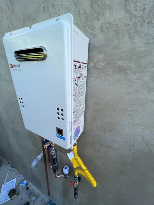 Tankless water heater installation for Wilson Corners homes
