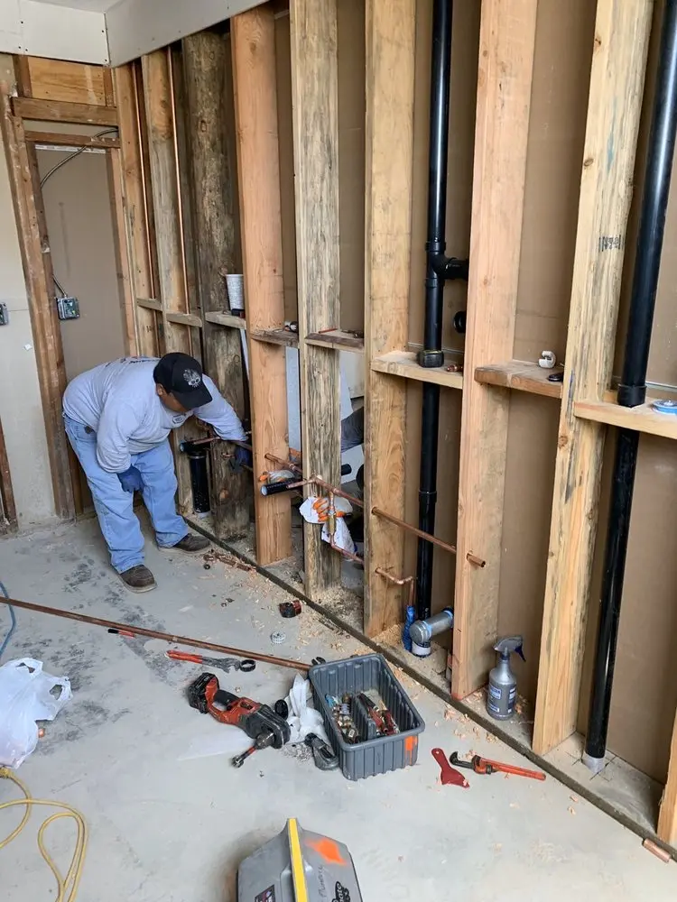 Commercial rough-in plumbing for Water Heater Replacement in Wilson Corners